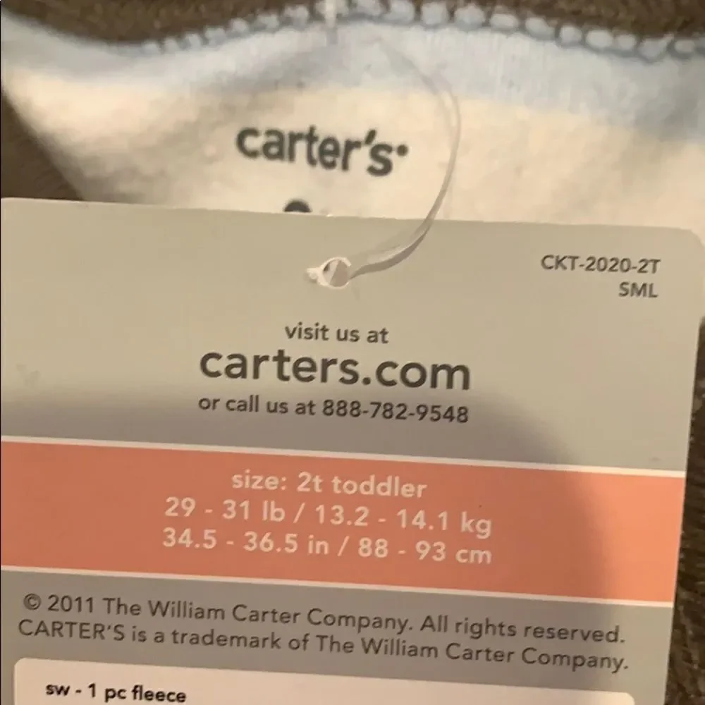 Carter’s onesie sleeps wear